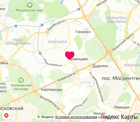 На карте