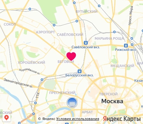 На карте