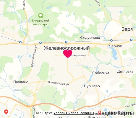 На карте