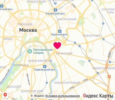 На карте