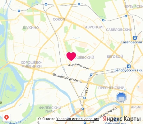На карте