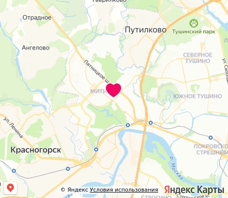 На карте