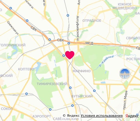 На карте