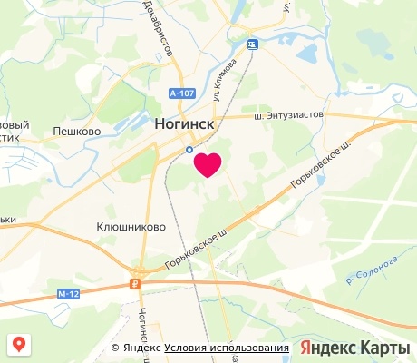 На карте