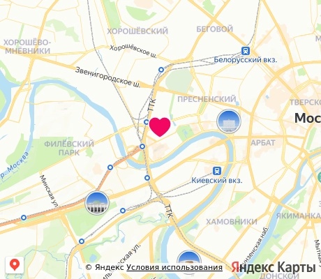 На карте