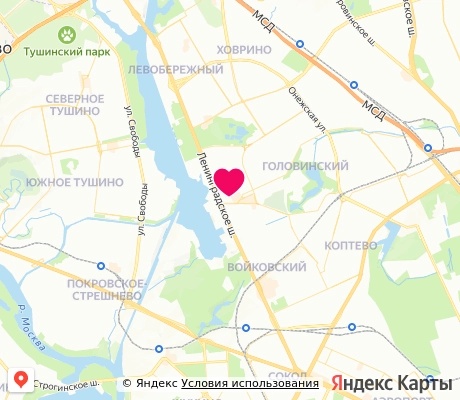 На карте