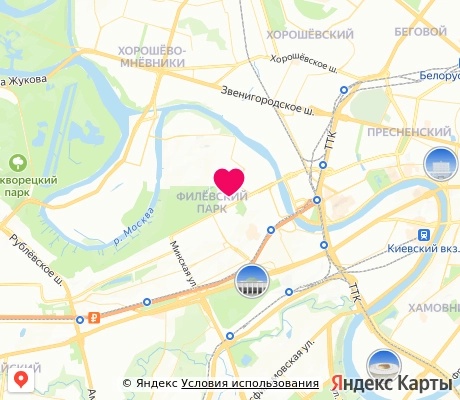На карте