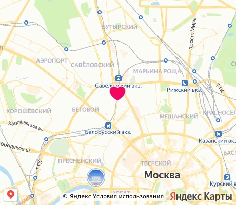 На карте