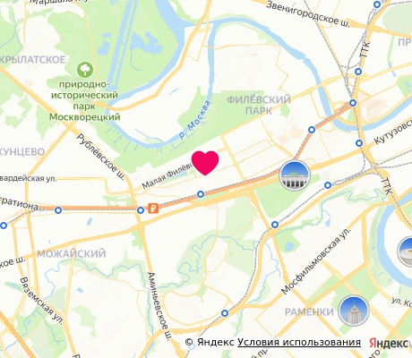 На карте