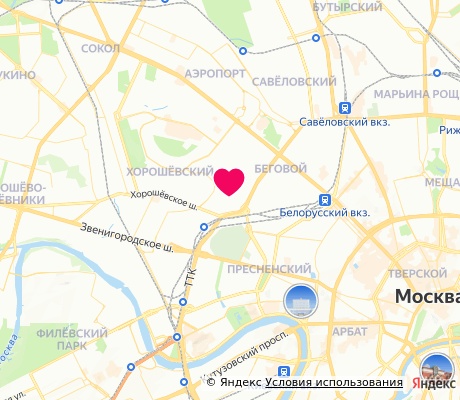 На карте
