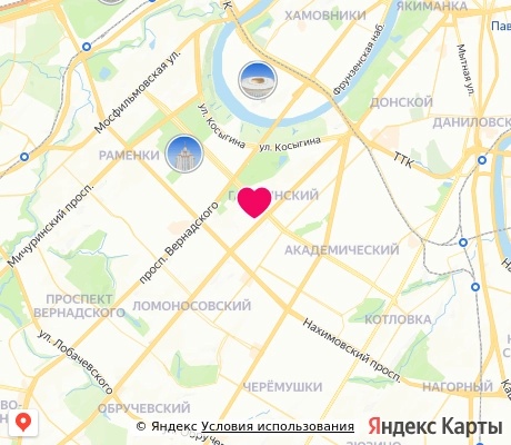 На карте
