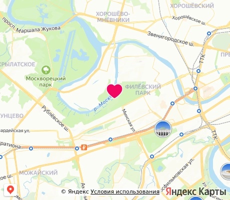 На карте