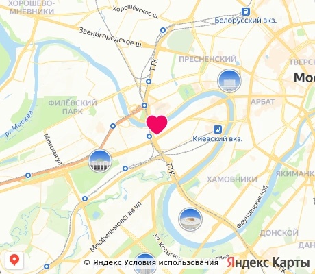 На карте