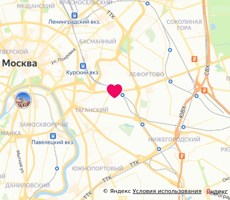 На карте