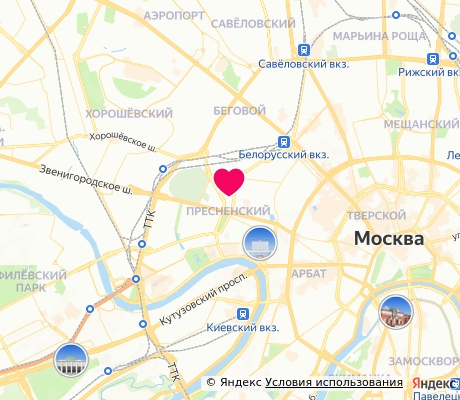 На карте