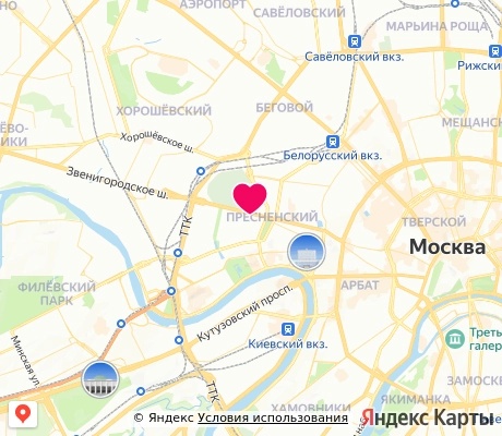 На карте