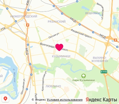 На карте