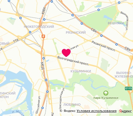 На карте
