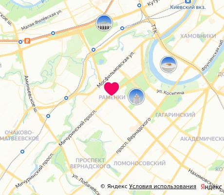 На карте
