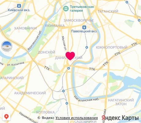 На карте