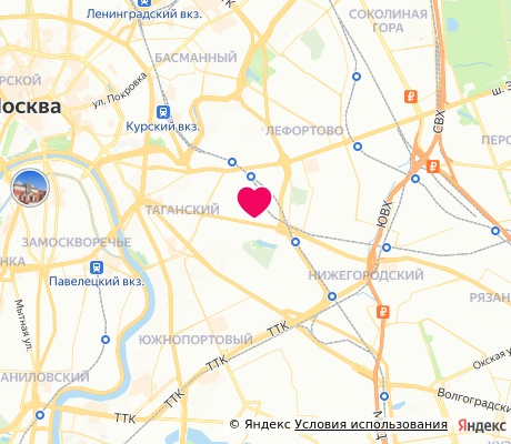 На карте