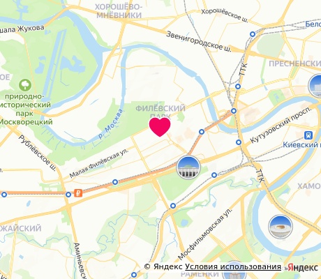 На карте