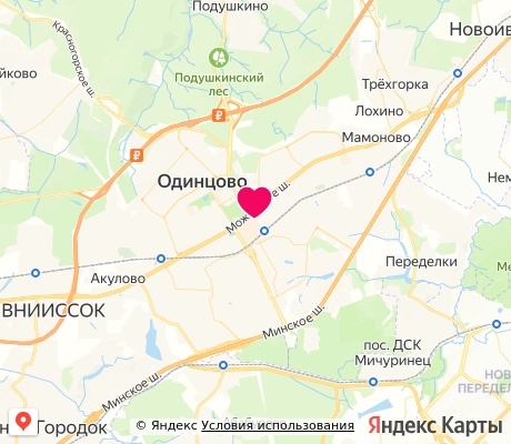 На карте