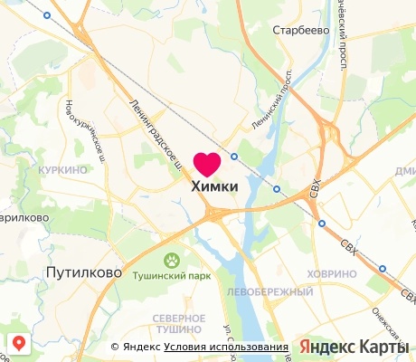 На карте