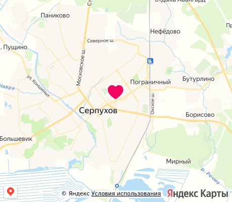 На карте