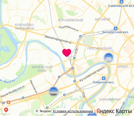 На карте