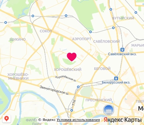 На карте