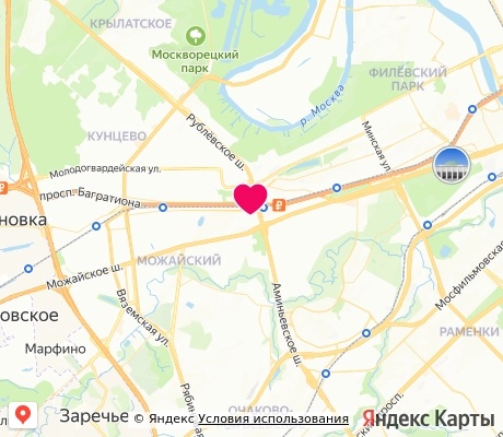 На карте