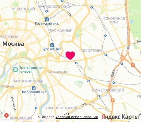 На карте