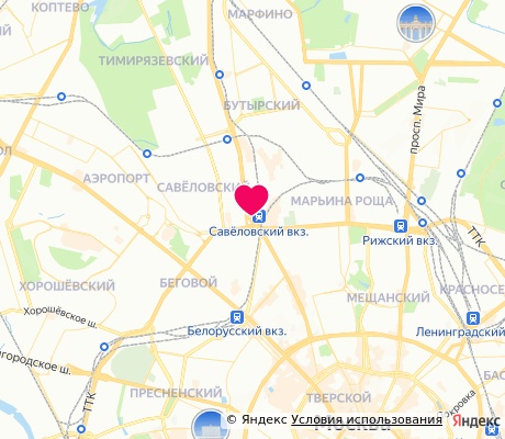 На карте
