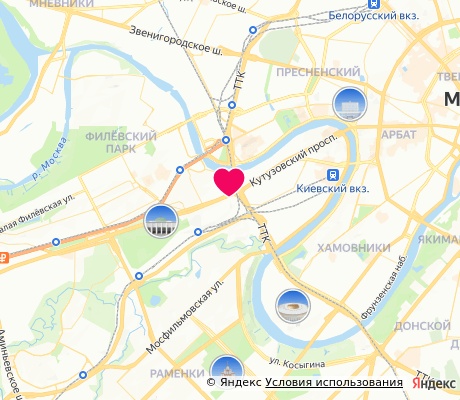 На карте
