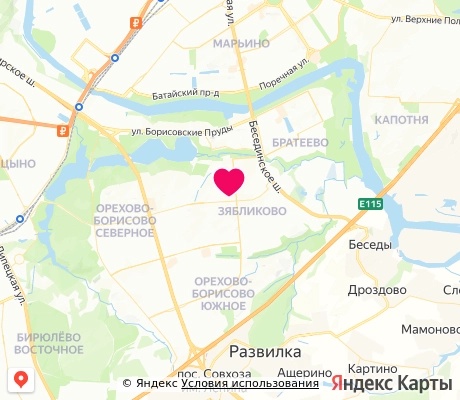 На карте
