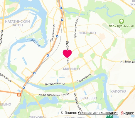 На карте