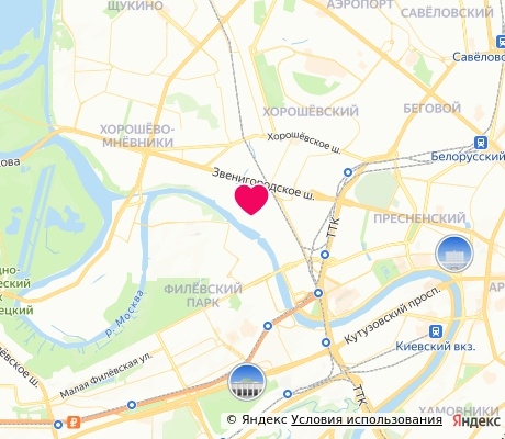 На карте