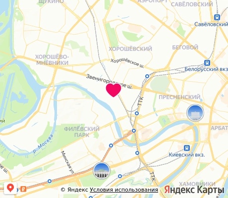 На карте