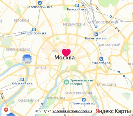 На карте