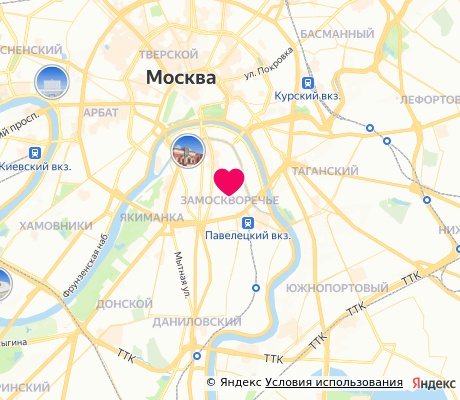 На карте