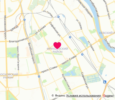 На карте