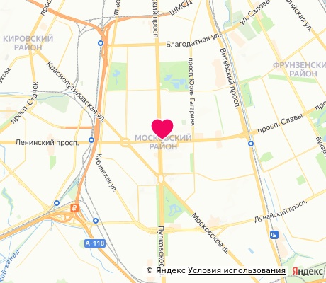 На карте