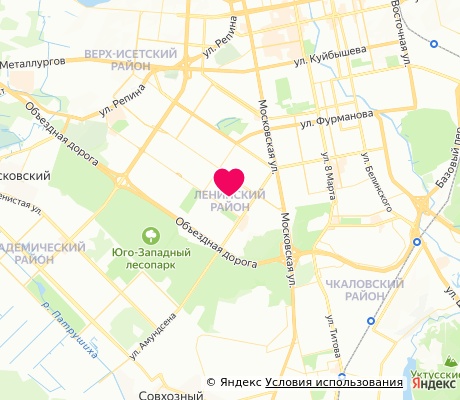 На карте