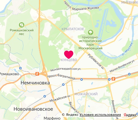 На карте