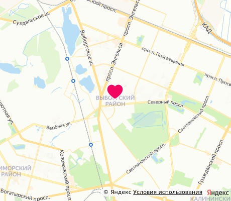 На карте