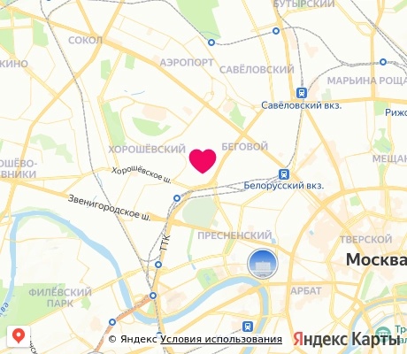 На карте