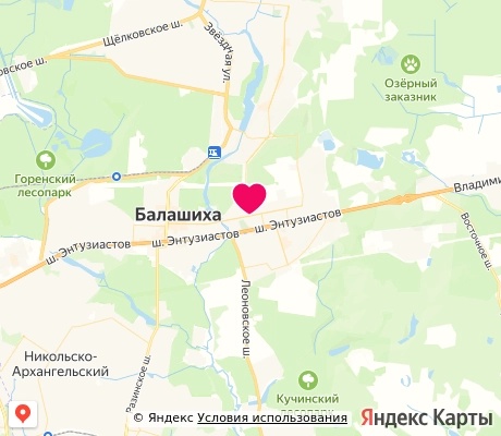На карте