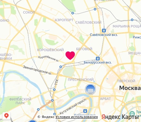 На карте