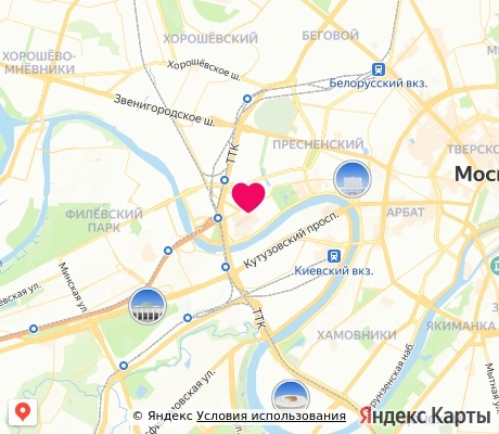 На карте